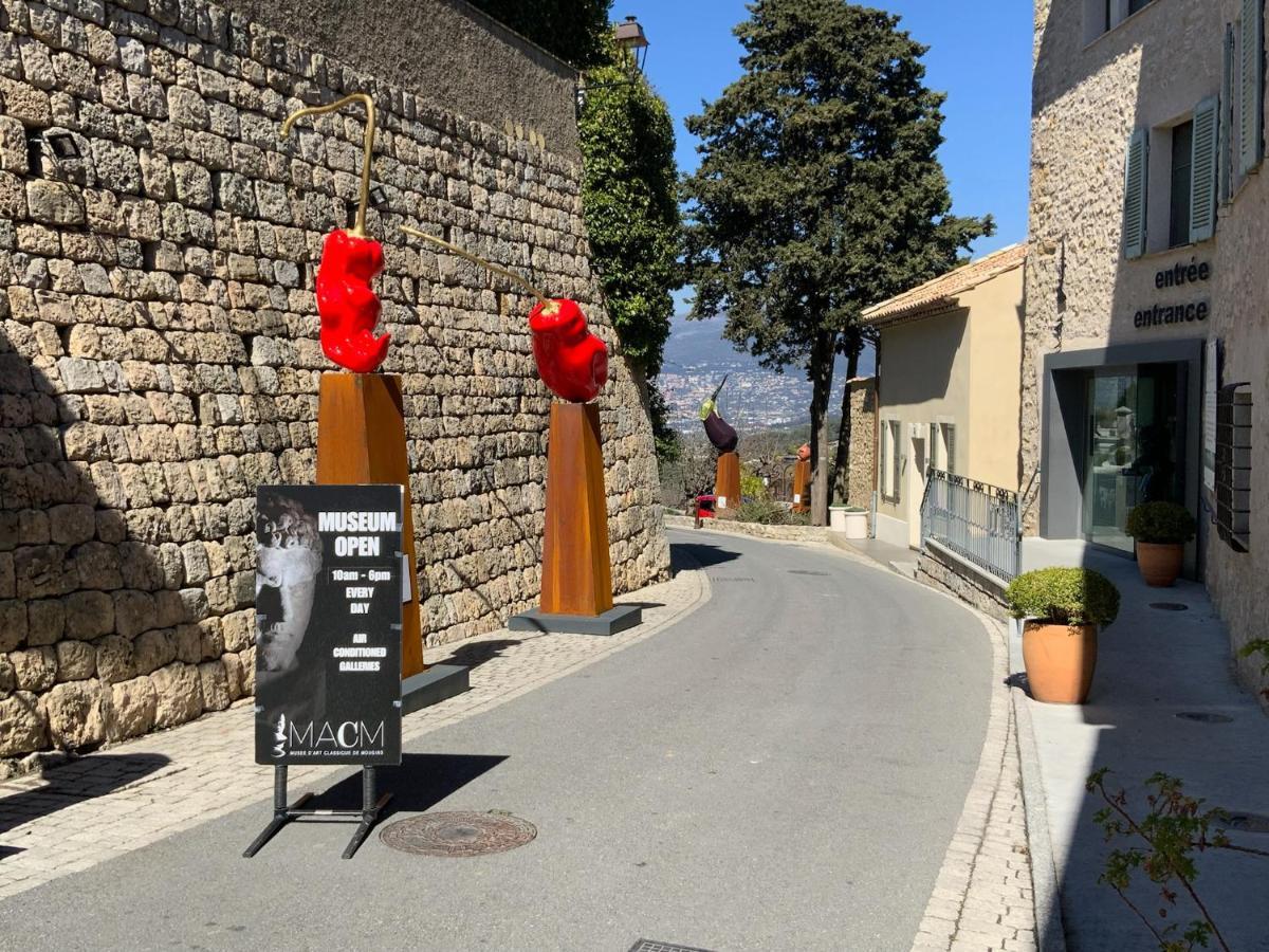 Magnifique maison au Cœur du Vieux Village de Mougins, vue sur les Alpes du Sud Extérieur photo